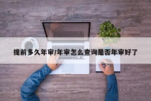 提前多久年审/年审怎么查询是否年审好了