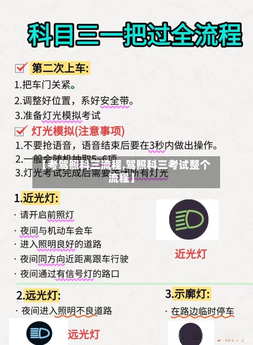 【考驾照科三流程,驾照科三考试整个流程】-第2张图片