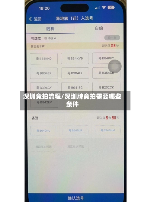深圳竞拍流程/深圳牌竞拍需要哪些条件