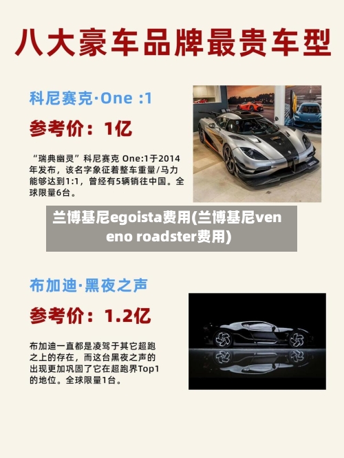 兰博基尼egoista费用(兰博基尼veneno roadster费用)