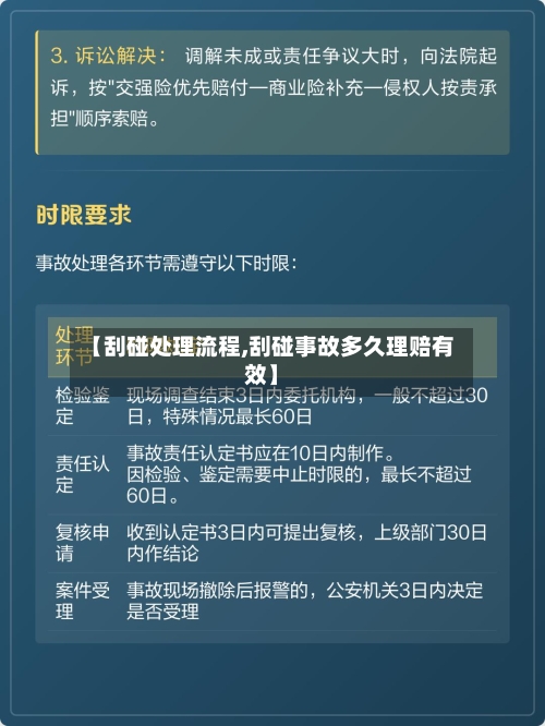 【刮碰处理流程,刮碰事故多久理赔有效】