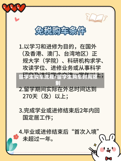 留学生购车流程/留学生购车时间限制
