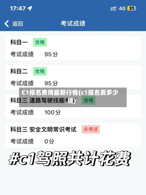 C1报名费用最新行情(c1报名要多少钱)-第2张图片