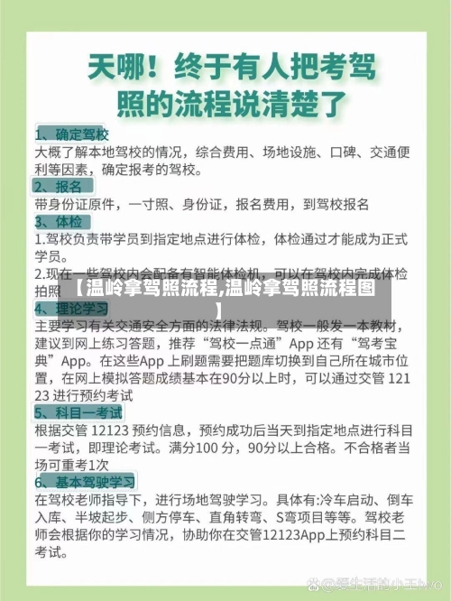 【温岭拿驾照流程,温岭拿驾照流程图】