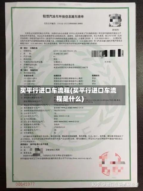 买平行进口车流程(买平行进口车流程是什么)-第2张图片