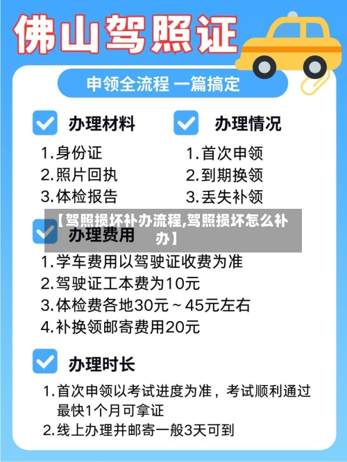 【驾照损坏补办流程,驾照损坏怎么补办】-第2张图片