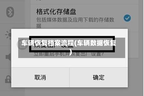 车辆恢复档案流程(车辆数据恢复)