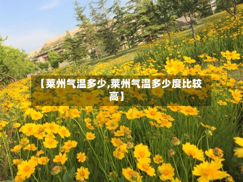 【莱州气温多少,莱州气温多少度比较高】-第2张图片